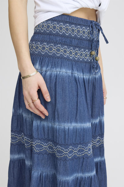 SBMOLLY SKIRT Dark Denim