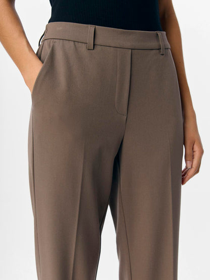 Objlisa Mw Straight Pant Noos Mellomgrå