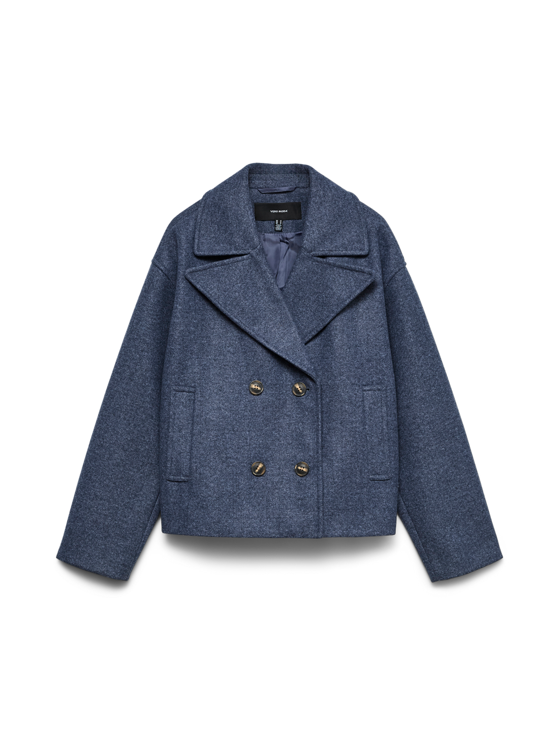 Vmvinceline Short Jacket Noos Mellomblå