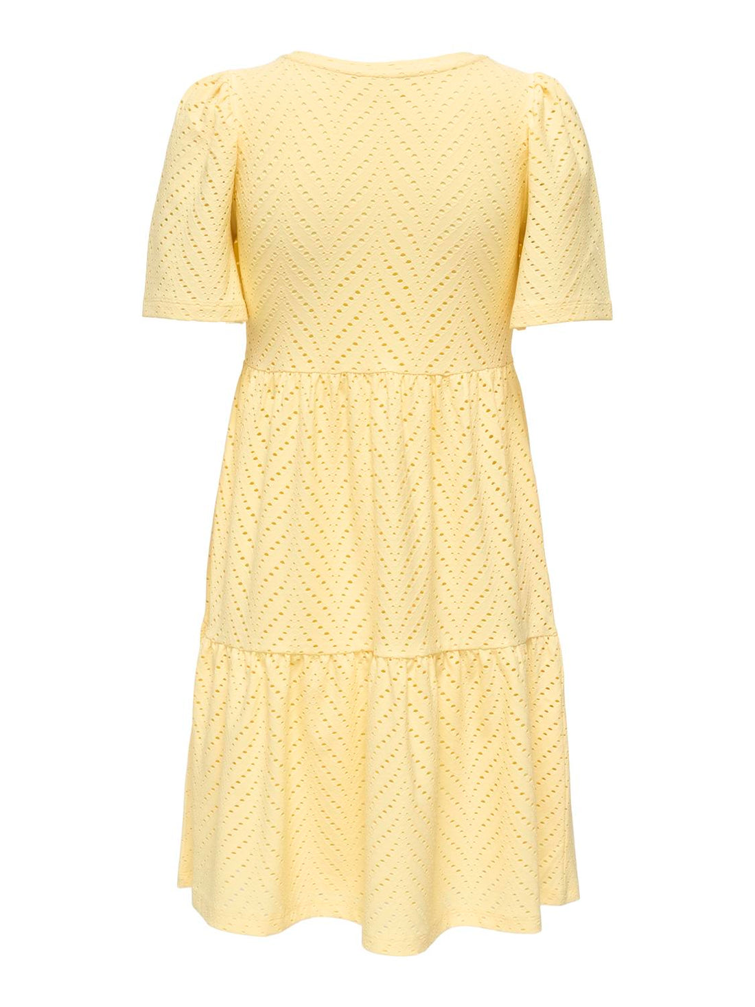 JDYCARLA CATHINKA S/S DRESS JRS NOOS Mellomgul