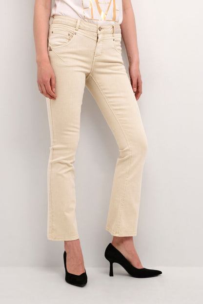CRAMALIE BOOTCUT JEANS SHAPE FIT Lys Beige