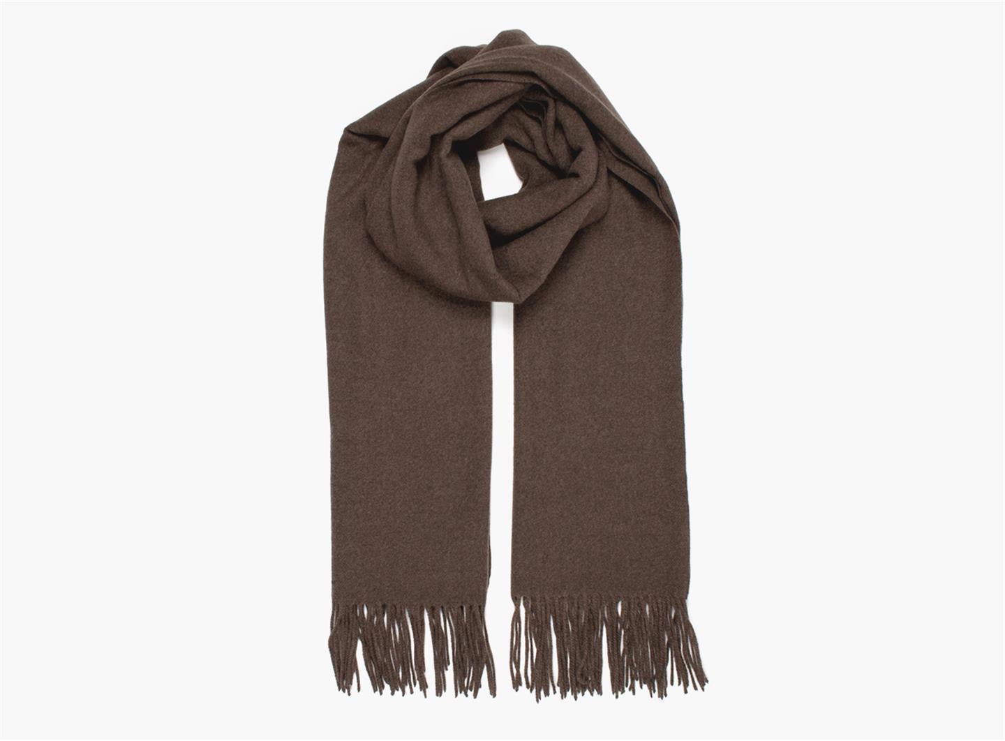 MANZINI CLASSIC SCARF Lysebrun