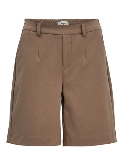 OBJLISA MW WIDE SHORTS Beige